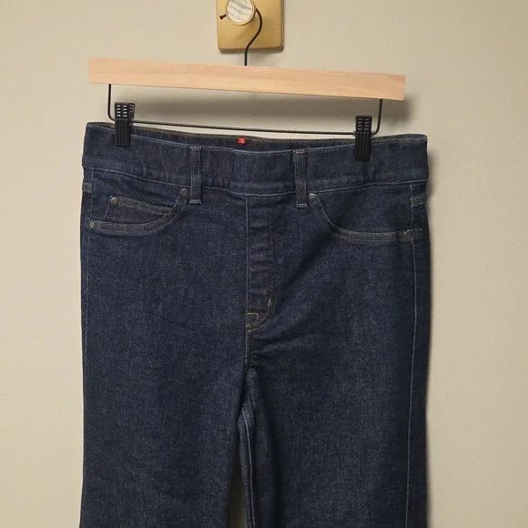 SPANXshape EveryWear Kick Flare Jeans, Women's Large Tall, "Raw Indigo" - Picture 3 of 8